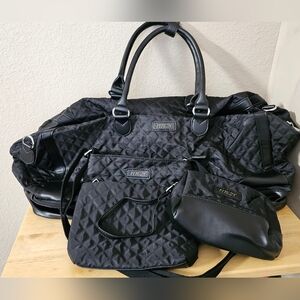 3 Piece Quilted Women's Travel Set